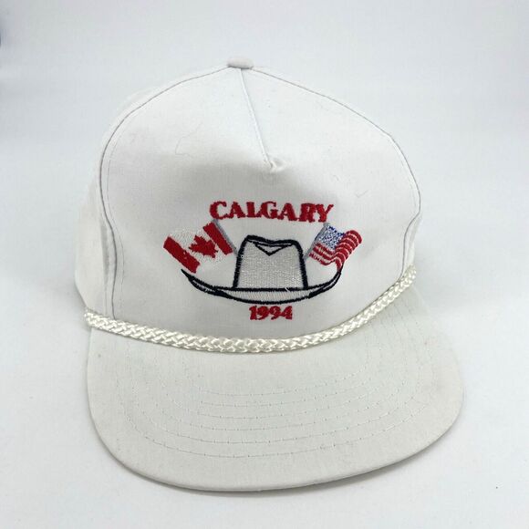 Calgary Stampede 1994 Trucker Hat White Braid Rodeo Canada USA CAPL AAPL AJM - Picture 2 of 11